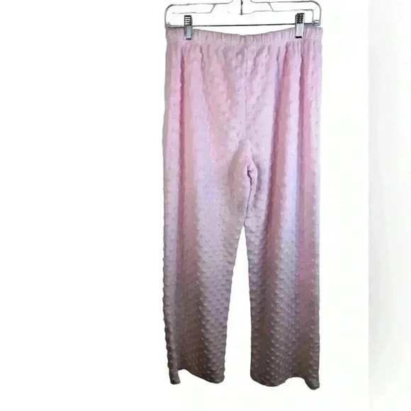 Of The Moment Large Pink Puffy Print Fleece Pajama Set L/S - Picture 2 of 7